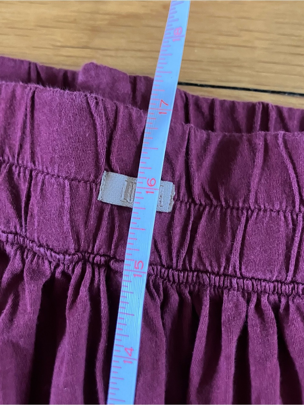 Lunya Maroon Cotton Wide Leg Lounge Relax Chill Loose Comfy Pants Large - Picture 8 of 11